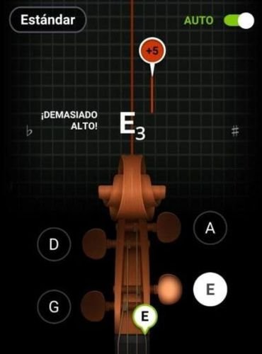 aplicacion gratuita guitar tuna para afinar el violin