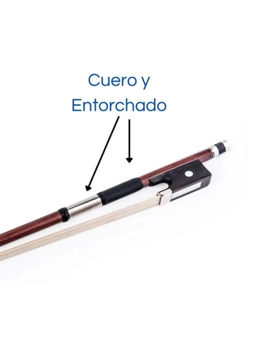 partes del arco cuero y entorchado