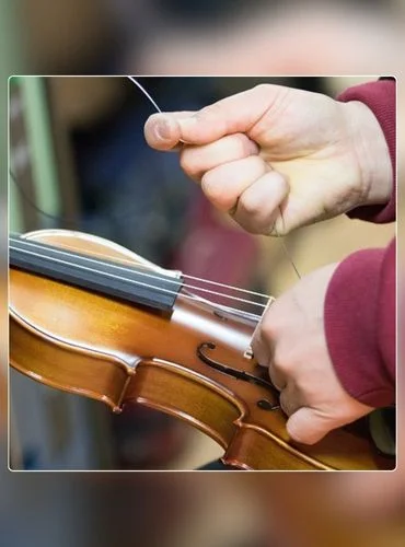 partes del violin cuerdas