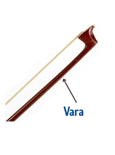 Partes del violin 
vara