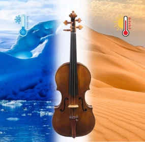 violin cuidar de la temperatura
