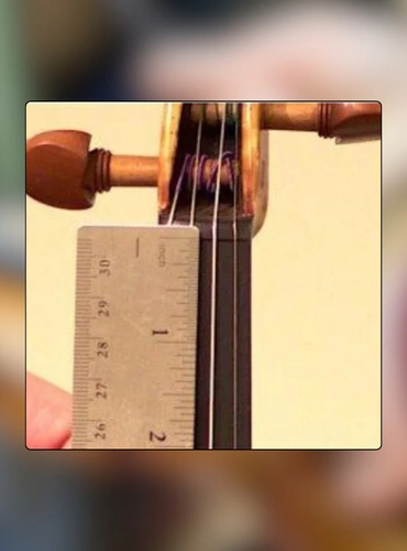 marcar lineas guia en el violin