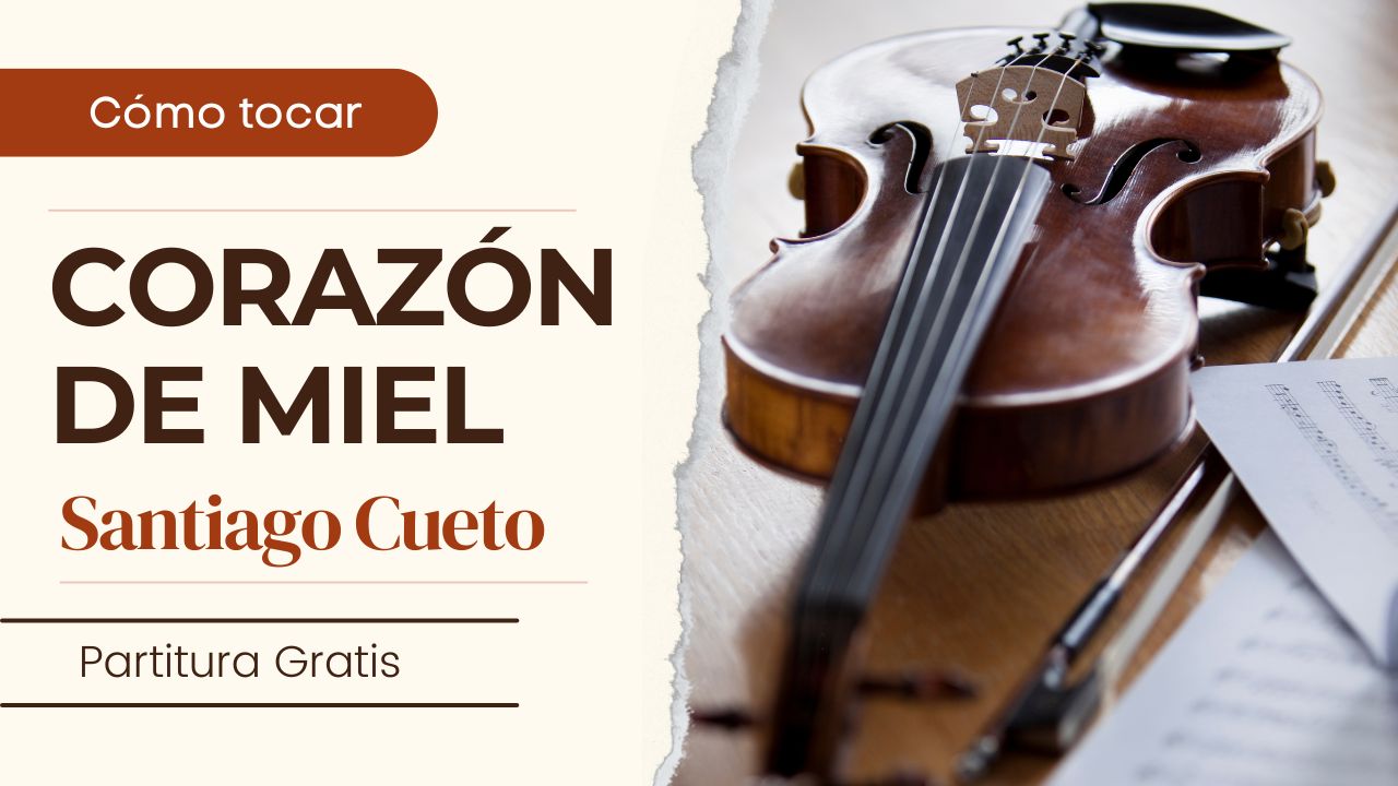 Partitura para violin de Corazon de Miel version Chamame